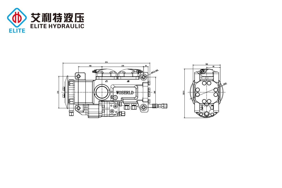 Hrdraulic Drifter Drawing HS14BD Hrdraulic Drifter Drawing HS14BD